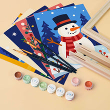Carica l'immagine nel visualizzatore di Gallery, Mini Set Dipingere con i numeri 15x20cm (6 pezzi) - I preferiti dell'inverno