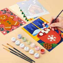 Carica l'immagine nel visualizzatore di Gallery, Mini Set Dipingere con i numeri 15x20cm (6 pezzi) - I preferiti dell'inverno