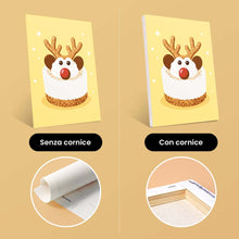 Carica l'immagine nel visualizzatore di Gallery, Mini Set Dipingere con i numeri 15x20cm (6 pezzi) - Cupcake di Natale