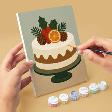 Carica l'immagine nel visualizzatore di Gallery, Mini Set Dipingere con i numeri 15x20cm (6 pezzi) - Dolci di Natale