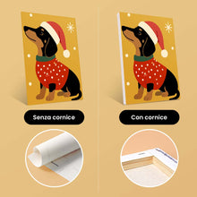 Carica l'immagine nel visualizzatore di Gallery, Mini Set Dipingere con i numeri 15x20cm (6 pezzi) - Cuccioli di Natale