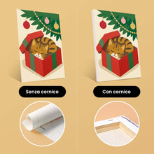 Carica l'immagine nel visualizzatore di Gallery, Mini Set Dipingere con i numeri 15x20cm (6 pezzi) - Gattini e decorazioni natalizie