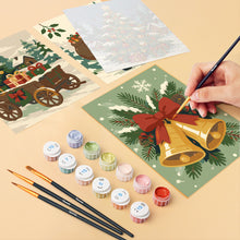 Carica l'immagine nel visualizzatore di Gallery, Mini Set Dipingere con i numeri 15x20cm (6 pezzi) - Racconto di Natale