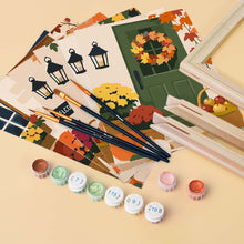 Carica l'immagine nel visualizzatore di Gallery, Mini Set Dipingere con i numeri 15x20cm (6 pezzi) - Bentornato Autunno