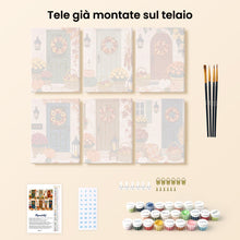 Carica l'immagine nel visualizzatore di Gallery, Mini Set Dipingere con i numeri 15x20cm (6 pezzi) - Bentornato Autunno
