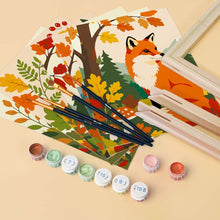 Carica l'immagine nel visualizzatore di Gallery, Mini Set Dipingere con i numeri 15x20cm (6 pezzi) - Creature della Foresta