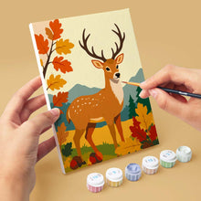 Carica l'immagine nel visualizzatore di Gallery, Mini Set Dipingere con i numeri 15x20cm (6 pezzi) - Creature della Foresta