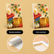 Carica l'immagine nel visualizzatore di Gallery, Mini Set Dipingere con i numeri 15x20cm (6 pezzi) - Stagione Pumpkin Spice
