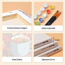 Carica l'immagine nel visualizzatore di Gallery, Mini Set Dipingere con i numeri 15x20cm (6 pezzi) - Stagione Pumpkin Spice