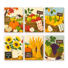 Carica l'immagine nel visualizzatore di Gallery, Mini Set Dipingere con i numeri 15x20cm (6 pezzi) - Giorni di Mercato Autunnale Figured'Art