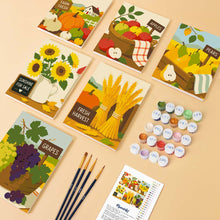 Carica l'immagine nel visualizzatore di Gallery, Mini Set Dipingere con i numeri 15x20cm (6 pezzi) - Giorni di Mercato Autunnale