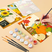 Carica l'immagine nel visualizzatore di Gallery, Mini Set Dipingere con i numeri 15x20cm (6 pezzi) - Giorni di Mercato Autunnale