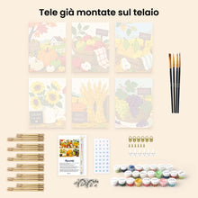Carica l'immagine nel visualizzatore di Gallery, Mini Set Dipingere con i numeri 15x20cm (6 pezzi) - Giorni di Mercato Autunnale