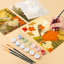 Carica l'immagine nel visualizzatore di Gallery, Mini Set Dipingere con i numeri 15x20cm (6 pezzi) - Sentiero del Raccolto
