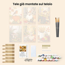 Carica l'immagine nel visualizzatore di Gallery, Mini Set Dipingere con i numeri 15x20cm (6 pezzi) - Sentiero del Raccolto