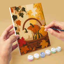 Carica l'immagine nel visualizzatore di Gallery, Mini Set Dipingere con i numeri 15x20cm (6 pezzi) - Raccolto Autunnale Selvatico