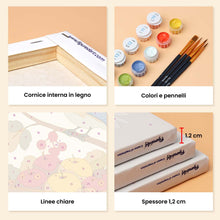 Carica l'immagine nel visualizzatore di Gallery, Mini Set Dipingere con i numeri 15x20cm (6 pezzi) - Raccolto Autunnale Selvatico