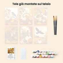Carica l'immagine nel visualizzatore di Gallery, Mini Set Dipingere con i numeri 15x20cm (6 pezzi) - Raccolto Autunnale Selvatico