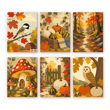 Carica l'immagine nel visualizzatore di Gallery, Mini Set Dipingere con i numeri 15x20cm (6 pezzi) - Raccolto nel Bosco Figured'Art