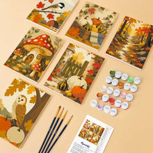 Carica l'immagine nel visualizzatore di Gallery, Mini Set Dipingere con i numeri 15x20cm (6 pezzi) - Raccolto nel Bosco