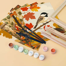 Carica l'immagine nel visualizzatore di Gallery, Mini Set Dipingere con i numeri 15x20cm (6 pezzi) - Raccolto nel Bosco