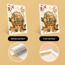 Carica l'immagine nel visualizzatore di Gallery, Mini Set Dipingere con i numeri 15x20cm (6 pezzi) - Cesto del Bosco