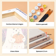 Carica l'immagine nel visualizzatore di Gallery, Mini Set Dipingere con i numeri 15x20cm (6 pezzi) - Notti Autunnali Infestate