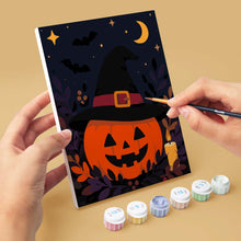 Carica l'immagine nel visualizzatore di Gallery, Mini Set Dipingere con i numeri 15x20cm (6 pezzi) - Amici della Notte di Halloween