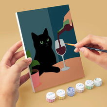 Carica l'immagine nel visualizzatore di Gallery, Mini Set Dipingere con i numeri 15x20cm (6 pezzi) - Giorni da Gatto