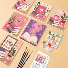 Carica l'immagine nel visualizzatore di Gallery, Mini Set Dipingere con i numeri 15x20cm (6 pezzi) - Atmosfera Magica di Lettura