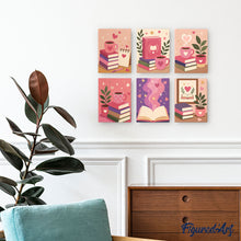 Carica l'immagine nel visualizzatore di Gallery, Mini Set Dipingere con i numeri 15x20cm (6 pezzi) - Atmosfera Magica di Lettura