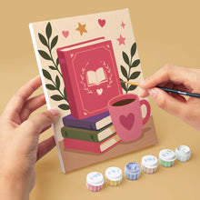 Carica l'immagine nel visualizzatore di Gallery, Mini Set Dipingere con i numeri 15x20cm (6 pezzi) - Atmosfera Magica di Lettura