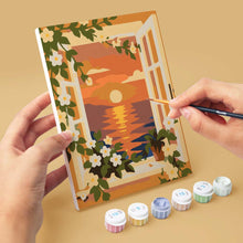 Carica l'immagine nel visualizzatore di Gallery, Mini Set Dipingere con i numeri 15x20cm (6 pezzi) - Finestre sull'Oceano