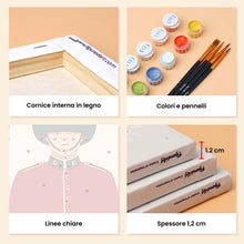 Carica l'immagine nel visualizzatore di Gallery, Mini Set Dipingere con i numeri 15x20cm (6 pezzi) - Cartoline da Londra