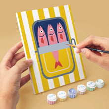Carica l'immagine nel visualizzatore di Gallery, Mini Set Dipingere con i numeri 15x20cm (6 pezzi) - Dispensa Pop Art