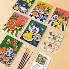 Carica l'immagine nel visualizzatore di Gallery, Mini Set Dipingere con i numeri 15x20cm (6 pezzi) - Collezione Tavola Italiana