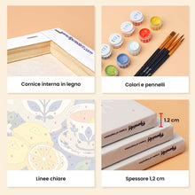 Carica l'immagine nel visualizzatore di Gallery, Mini Set Dipingere con i numeri 15x20cm (6 pezzi) - Collezione Tavola Italiana