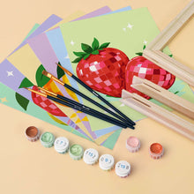 Carica l'immagine nel visualizzatore di Gallery, Mini Set Dipingere con i numeri 15x20cm (6 pezzi) - Collezione Frutta Disco