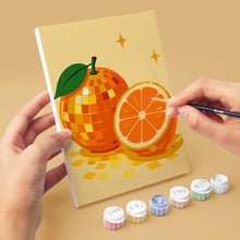 Carica l'immagine nel visualizzatore di Gallery, Mini Set Dipingere con i numeri 15x20cm (6 pezzi) - Collezione Frutta Disco