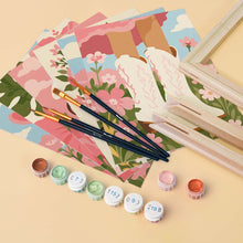Carica l'immagine nel visualizzatore di Gallery, Mini Set Dipingere con i numeri 15x20cm (6 pezzi) - Cowgirl Rosa