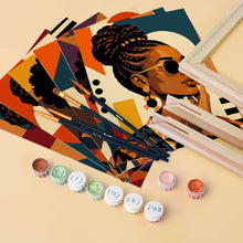 Carica l'immagine nel visualizzatore di Gallery, Mini Set Dipingere con i numeri 15x20cm (6 pezzi) - Ritratti Afro Pop Art