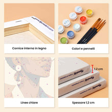 Carica l'immagine nel visualizzatore di Gallery, Mini Set Dipingere con i numeri 15x20cm (6 pezzi) - Ritratti Afro Pop Art