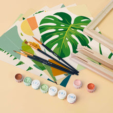 Carica l'immagine nel visualizzatore di Gallery, Mini Set Dipingere con i numeri 15x20cm (6 pezzi) - Illustrazioni Botaniche