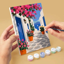 Carica l'immagine nel visualizzatore di Gallery, Mini Set Dipingere con i numeri 15x20cm (6 pezzi) - Fascino Greco
