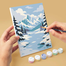 Carica l'immagine nel visualizzatore di Gallery, Mini Set Dipingere con i numeri 15x20cm (6 pezzi) - Stagioni Intorno al Mondo