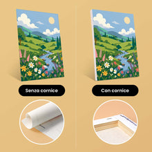Carica l'immagine nel visualizzatore di Gallery, Mini Set Dipingere con i numeri 15x20cm (6 pezzi) - Stagioni Intorno al Mondo