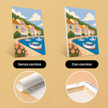 Carica l'immagine nel visualizzatore di Gallery, Mini Set Dipingere con i numeri 15x20cm (6 pezzi) - Vedute Mediterranee