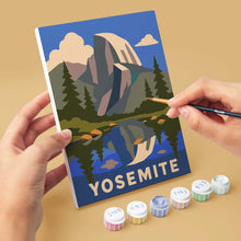 Carica l'immagine nel visualizzatore di Gallery, Mini Set Dipingere con i numeri 15x20cm (6 pezzi) - Parchi Nazionali - America Iconica