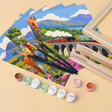 Carica l'immagine nel visualizzatore di Gallery, Mini Set Dipingere con i numeri 15x20cm (6 pezzi) - Classici viaggi in Scozia