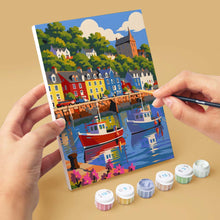 Carica l'immagine nel visualizzatore di Gallery, Mini Set Dipingere con i numeri 15x20cm (6 pezzi) - Classici viaggi in Scozia